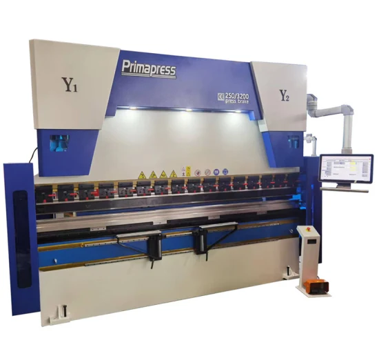 Primapress 2500mm 6+1 축 유럽 표준 유압 CNC 판금 프레스 브레이크 벤딩 머신(Da53t/Da66t/Da69t 시스템 포함), 온화한 금속 강철용